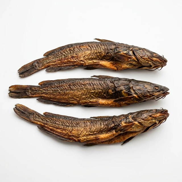 Silure fumée et séchée